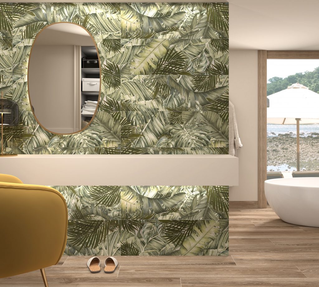 bathroom-tile-vegetal-print